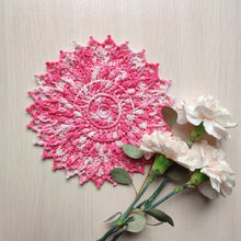 Load image into Gallery viewer, 8 inch textured lace doilies
