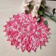 Load image into Gallery viewer, 8 inch textured lace doilies
