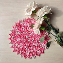 Load image into Gallery viewer, 8 inch textured lace doilies
