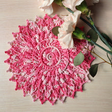 Load image into Gallery viewer, 8 inch textured lace doilies
