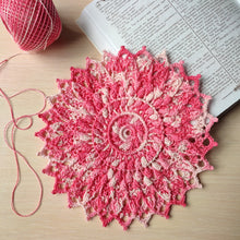 Load image into Gallery viewer, 8 inch textured lace doilies
