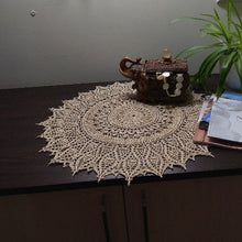 Load image into Gallery viewer, Large crochet lace doily
