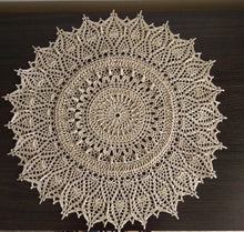 Load image into Gallery viewer, Large crochet lace doily
